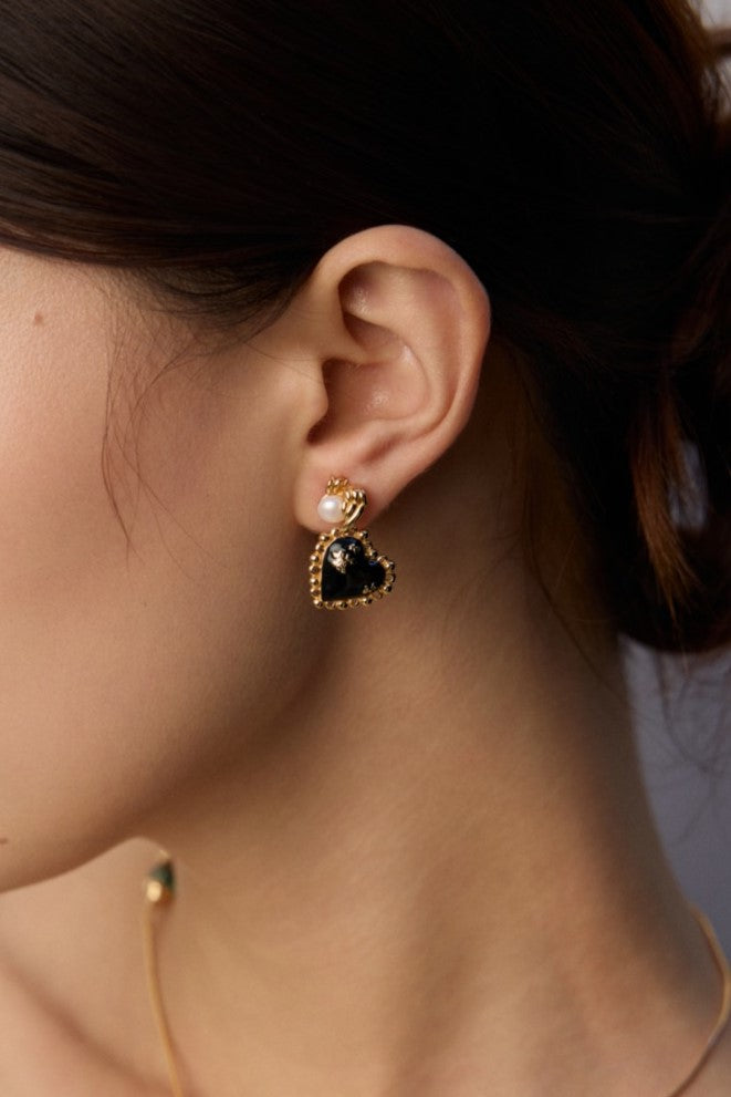 Midnight Cherub Earrings